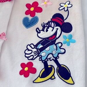 Adorable Minnie mouse Disney hooded sleeveless robe /swimwear cover up.